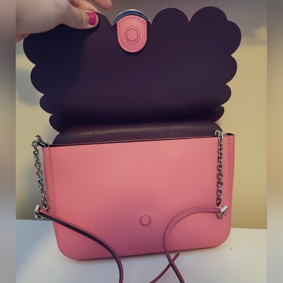 Kate spade pink scalloped crossbody purse - Picture 6 of 8